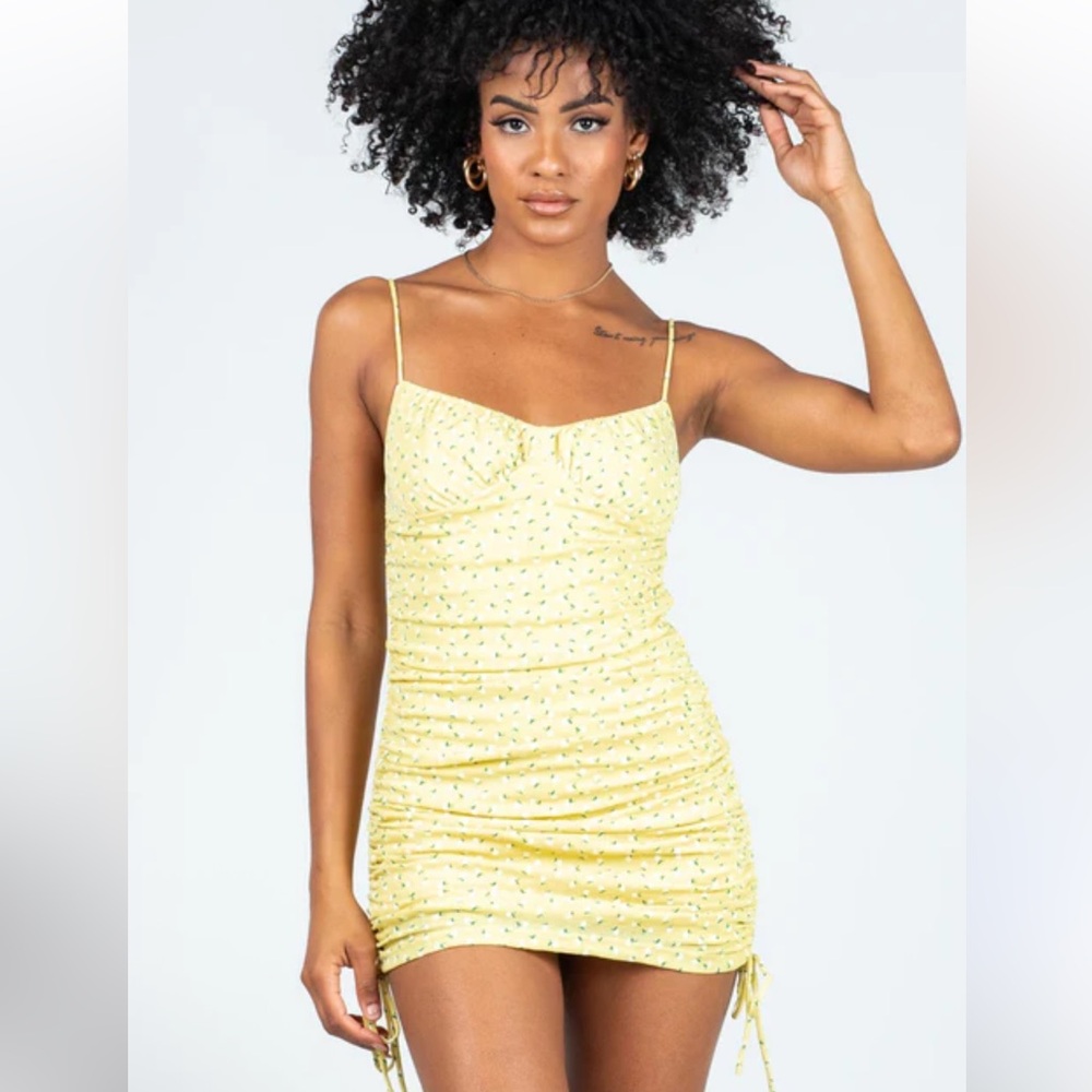 C11 Princess Polly Arielle Mini Dress Yellow